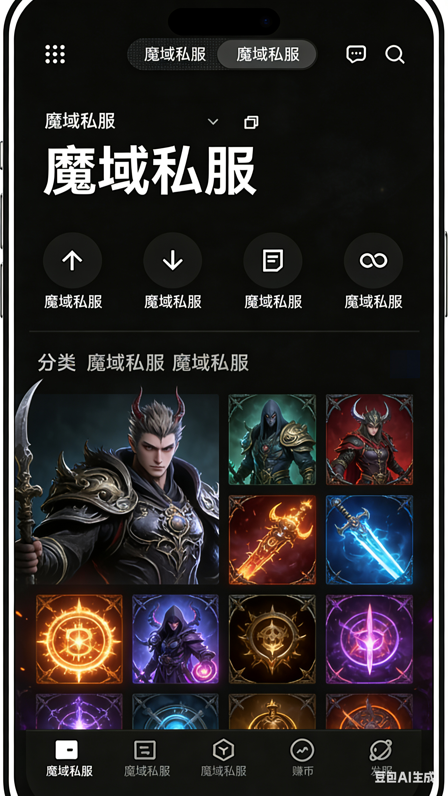魔域SF限时活动界面
