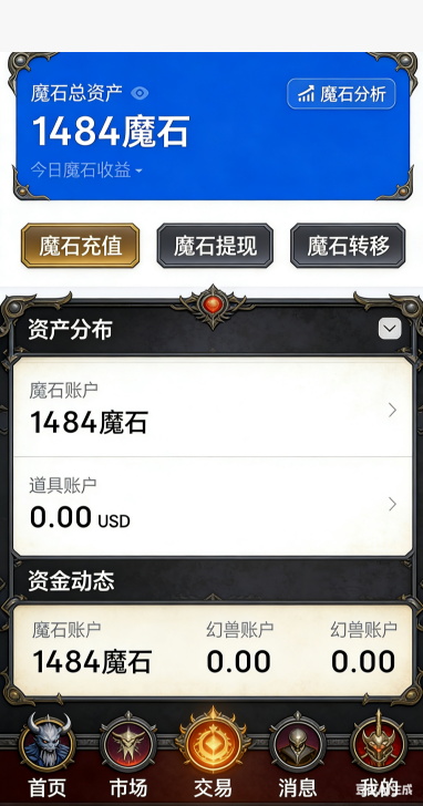 魔域SF活动日历面板